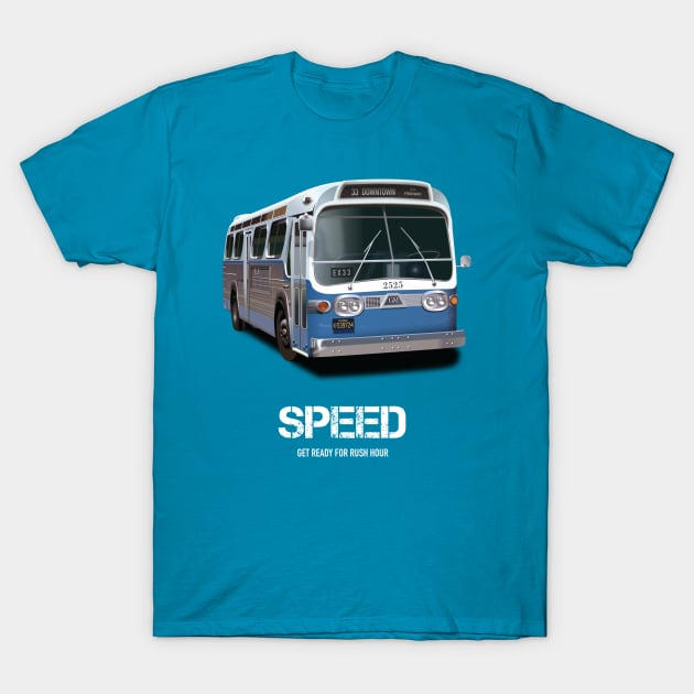 Speed - Alternative Movie Poster T-Shirt by MoviePosterBoy